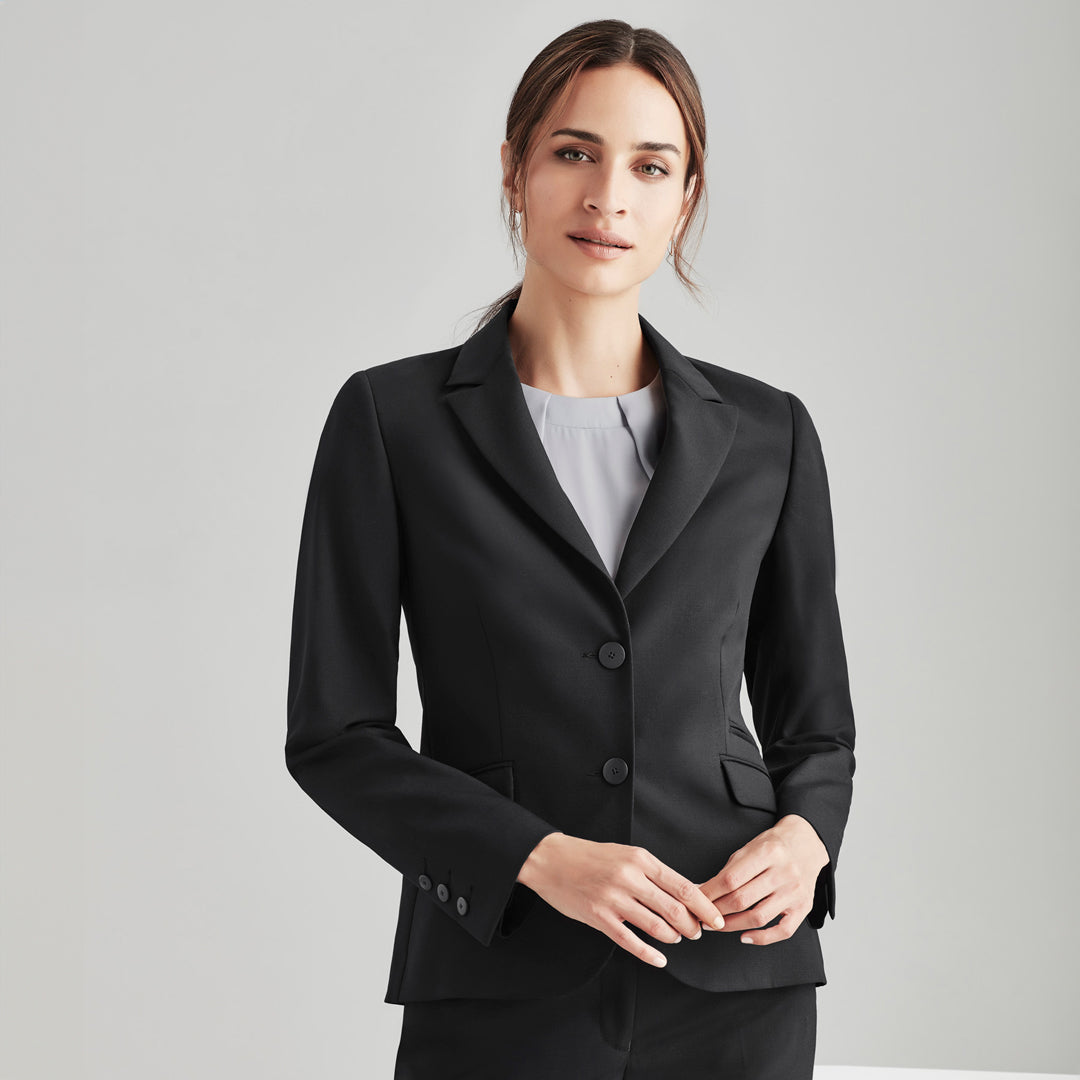 House of Uniforms The Cool Wool 2 Button Jacket | Ladies | Mid Length Biz Corporates
