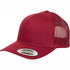 House of Uniforms The Flexfit YP Classic Retro 5 Panel Trucker Cap Flexfit Maroon