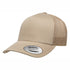 House of Uniforms The Flexfit YP Classic Retro 5 Panel Trucker Cap Flexfit Khaki