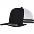 House of Uniforms The Flexfit YP Stripe Trucker Cap Flexfit Black/White