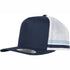 House of Uniforms The Flexfit YP Stripe Trucker Cap Flexfit Navy/White