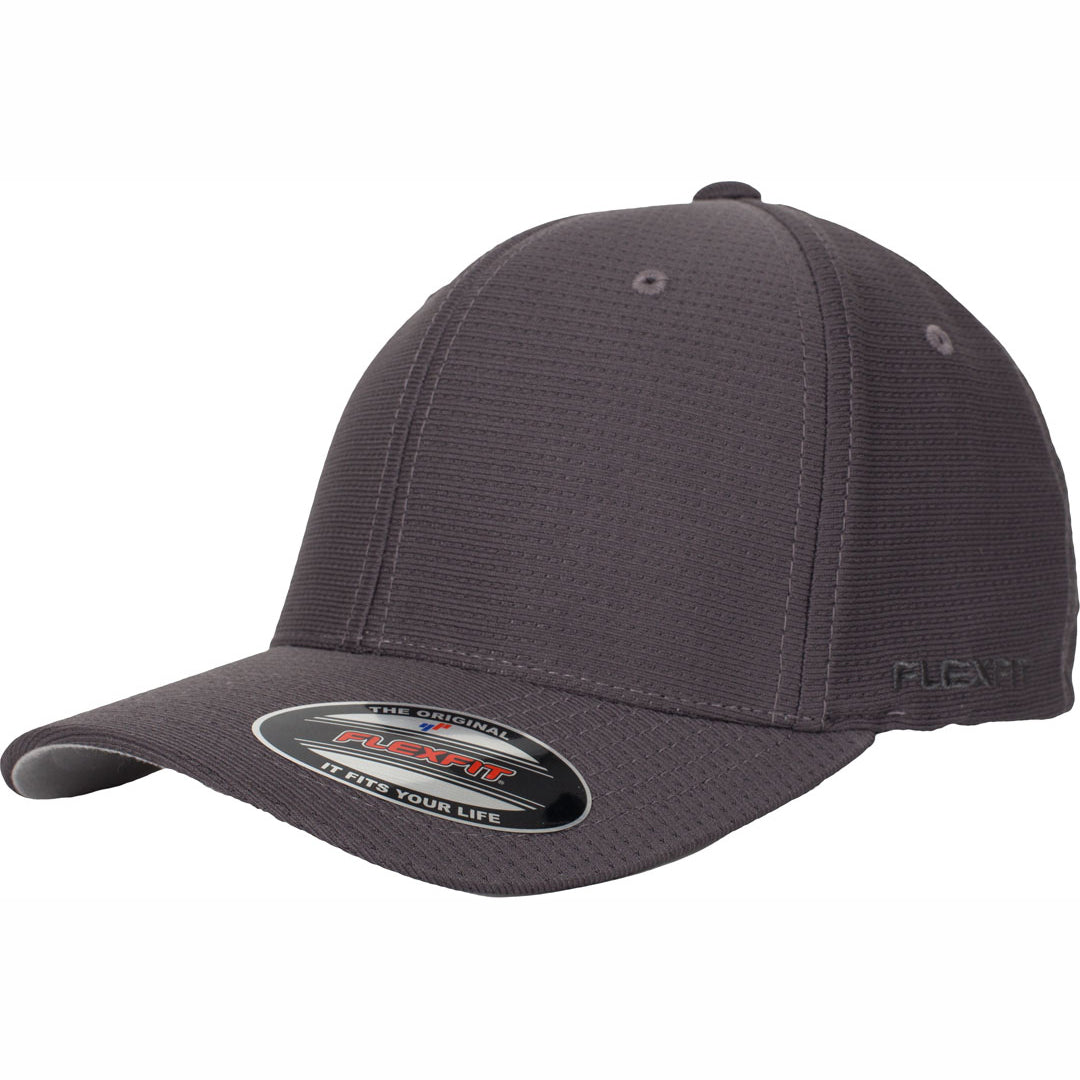 House of Uniforms The Flexfit Cool and Dry Cap Flexfit Charcoal