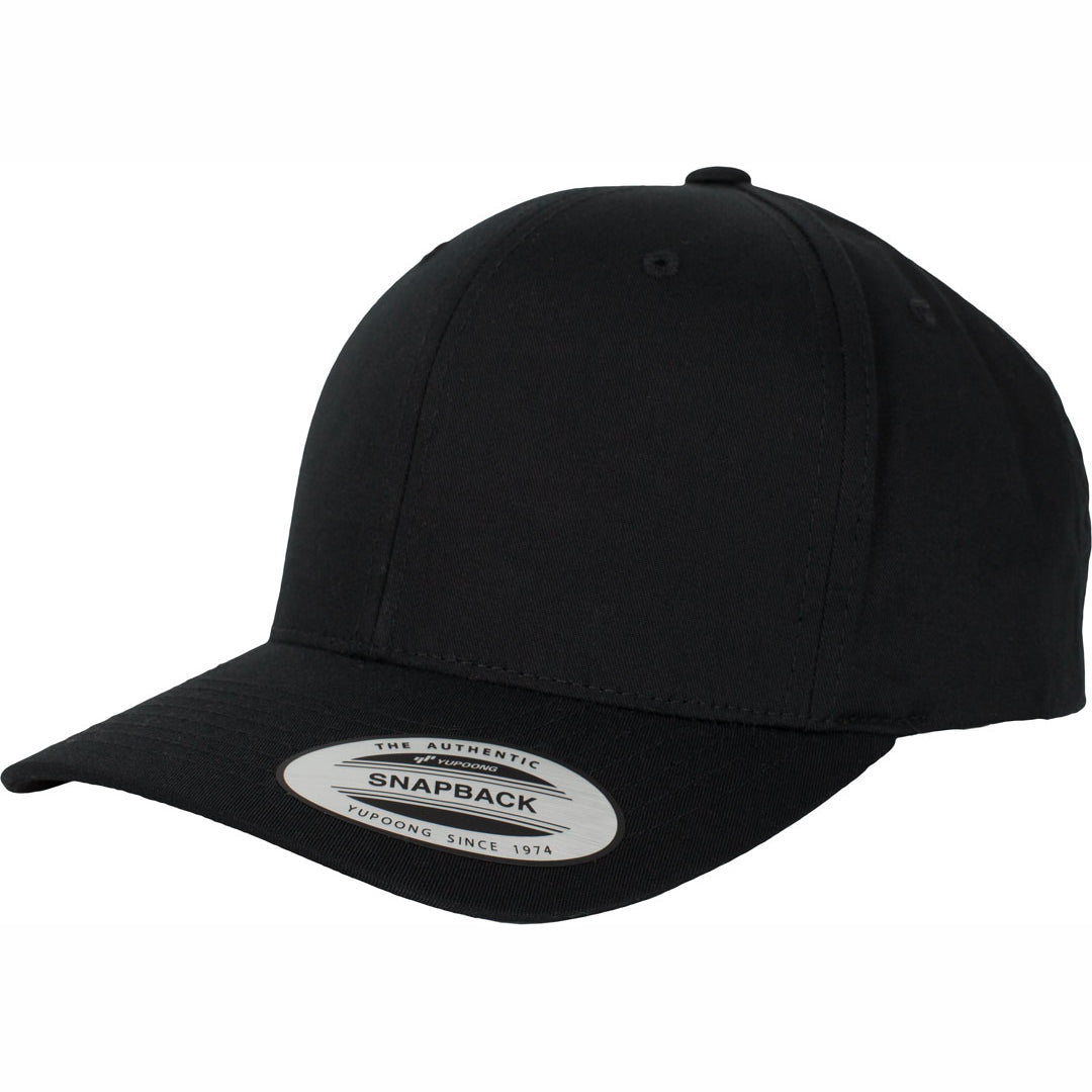 House of Uniforms The Flexfit YP Classics Snapback Cap Flexfit Black