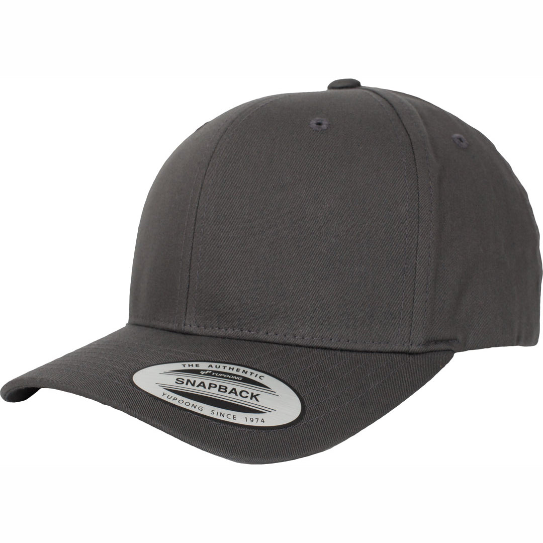 House of Uniforms The Flexfit YP Classics Snapback Cap Flexfit Charcoal