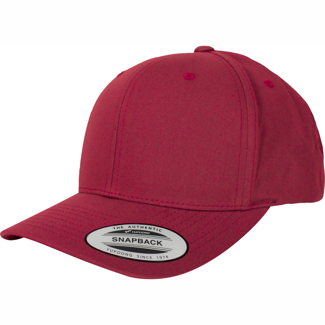 House of Uniforms The Flexfit YP Classics Snapback Cap Flexfit Maroon