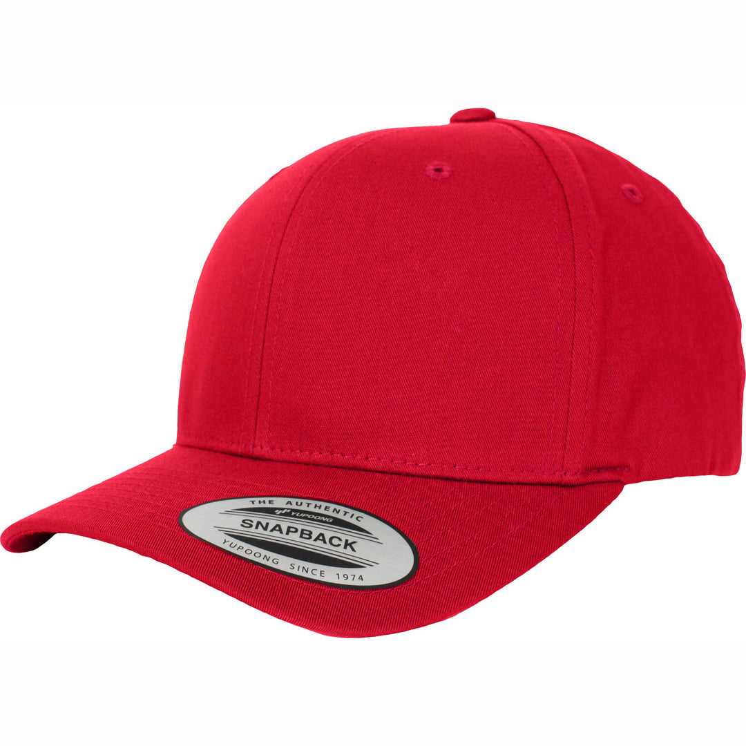 House of Uniforms The Flexfit YP Classics Snapback Cap Flexfit Red