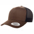 House of Uniforms The Flexfit YP Classic Retro Wade Trucker Cap Flexfit Brown/Black