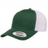 House of Uniforms The Flexfit YP Classic Retro Wade Trucker Cap Flexfit Green/White