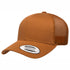 House of Uniforms The Flexfit YP Classic Retro Wade Trucker Cap Flexfit Caramel