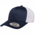 House of Uniforms The Flexfit YP Classic Retro Wade Trucker Cap Flexfit Navy/White