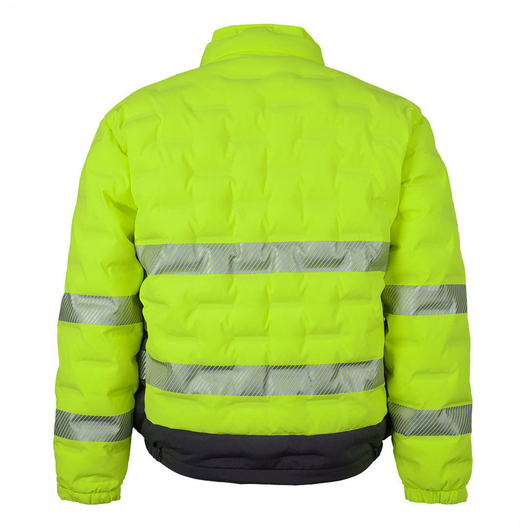 House of Uniforms The Hi Vis (D+N) Graphene Puffer Jacket | Adults Jbs Wear