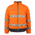 House of Uniforms The Hi Vis (D+N) Graphene Puffer Jacket | Adults Jbs Wear Orange/Charcoal