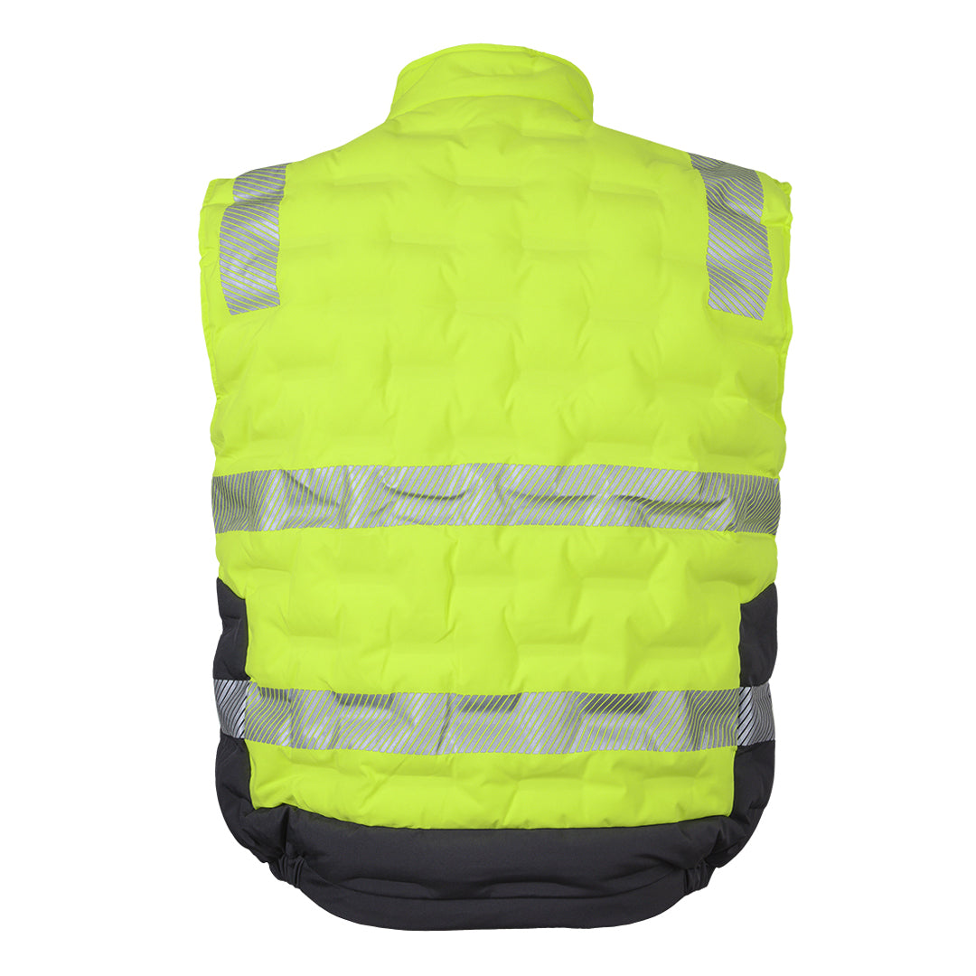 House of Uniforms The Hi Vis (D+N) Graphene Puffer Vest | Adults Jbs Wear