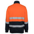House of Uniforms The Hi Vis D/N Zip Neck Cotton Fleece Jumper | Adults Jbs Wear