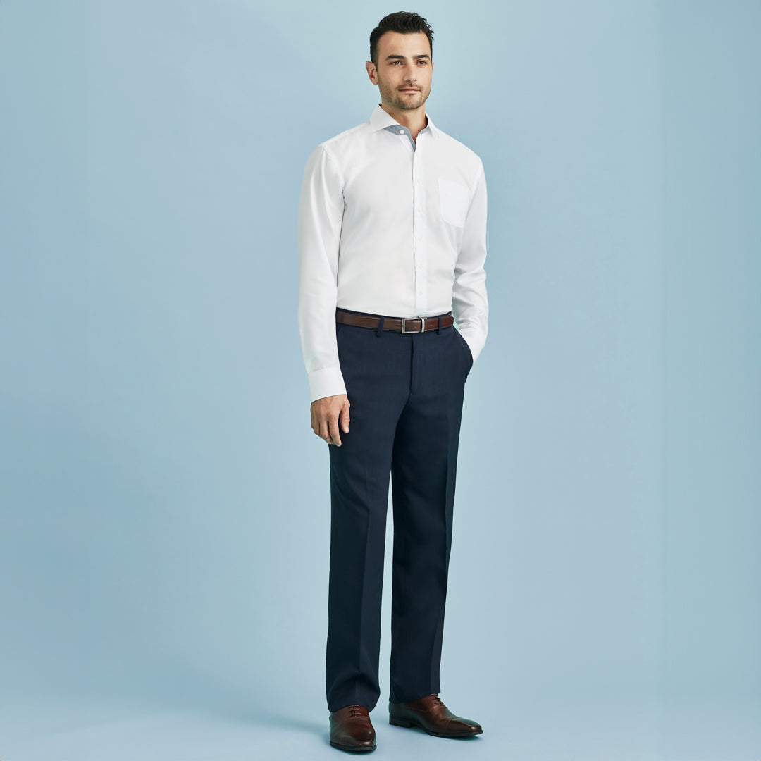 House of Uniforms The Cool Stretch Flat Front Pant | Mens Clearance Biz Corporates