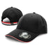 House of Uniforms The San Marino Cap Legend Black Black/Red