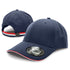 House of Uniforms The San Marino Cap Legend Black Navy/Red