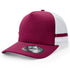House of Uniforms The Striped Trucker Cap Legend Black Maroon/White/Maroon