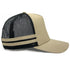 House of Uniforms The Striped Trucker Cap Legend Black