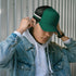 House of Uniforms The Striped Trucker Cap Legend Black