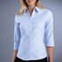 House of Uniforms The Oregon Shirt | Ladies | Slim Fit | 3/4 Sleeve John Kevin Sky