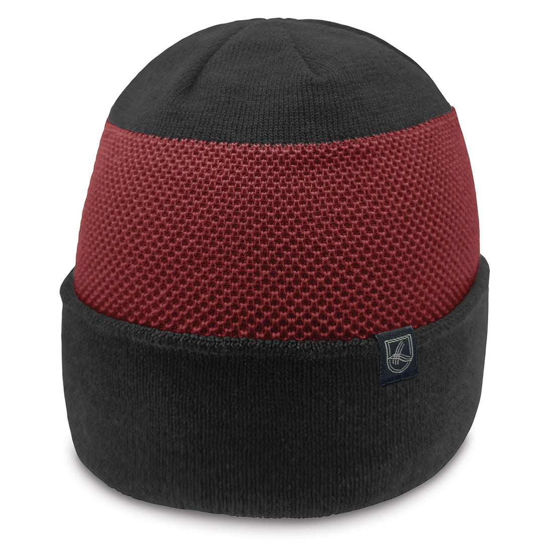 House of Uniforms The Horizon Beanie Legend Black Black/Burgundy