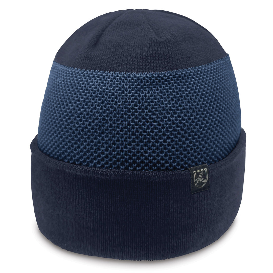 House of Uniforms The Horizon Beanie Legend Black Navy/Avio