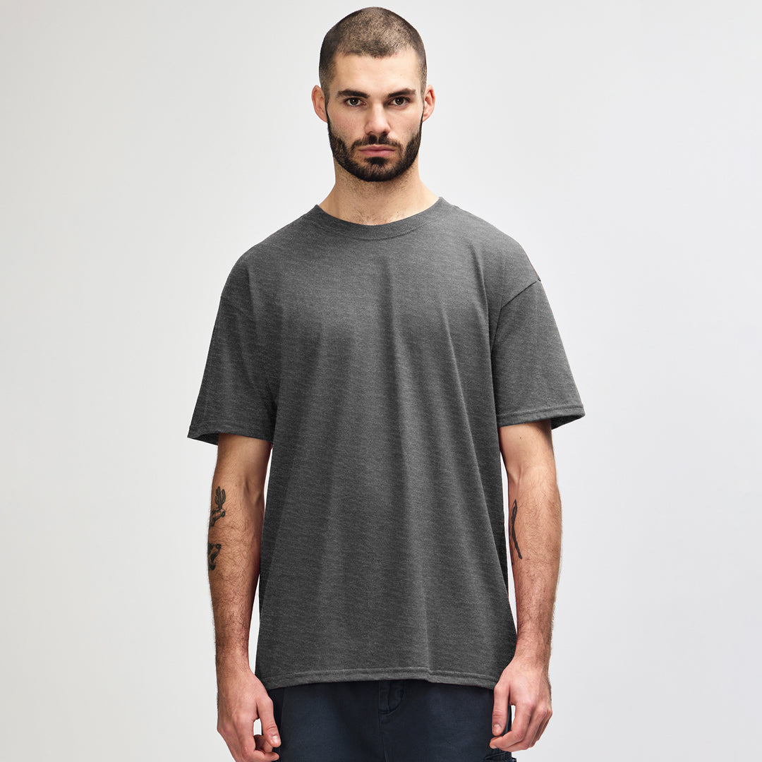 House of Uniforms The Hammer Boxy Tee | Adults Gildan Graphite Marle
