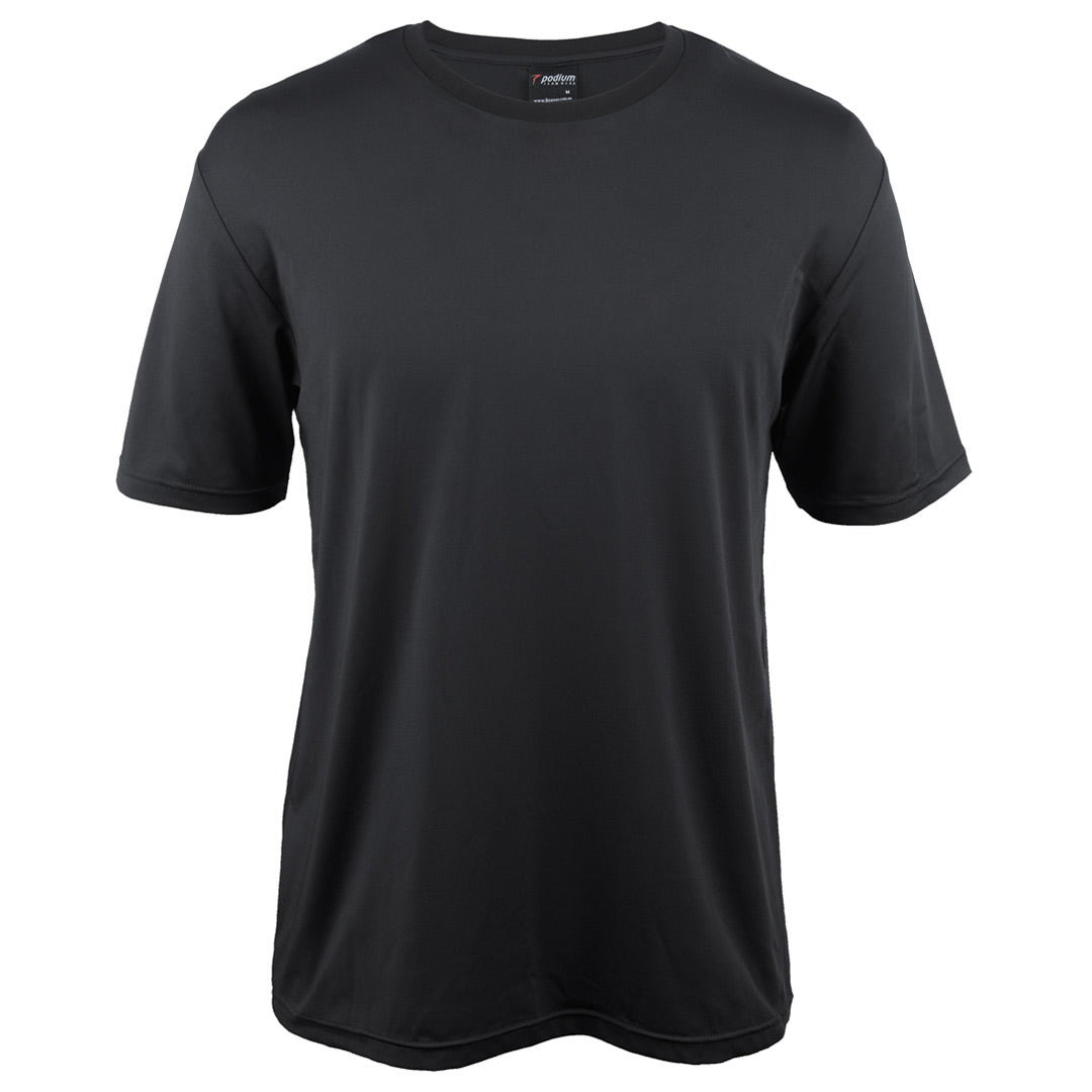 House of Uniforms The Podium Stretch Tee | Adults Jbs Wear Black