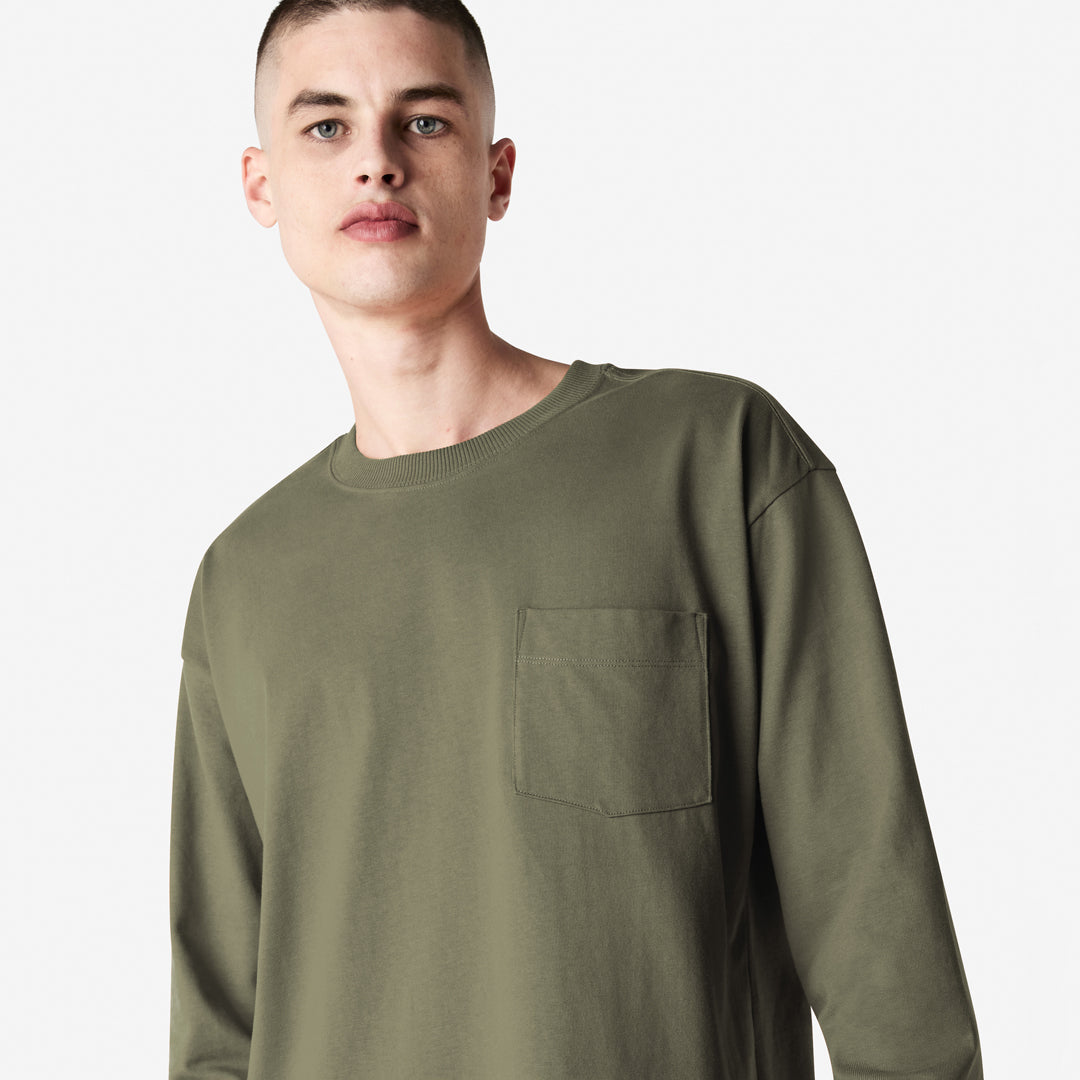 House of Uniforms The Super Heavy Weight Tee | Adults | Long Sleeve American Apparel