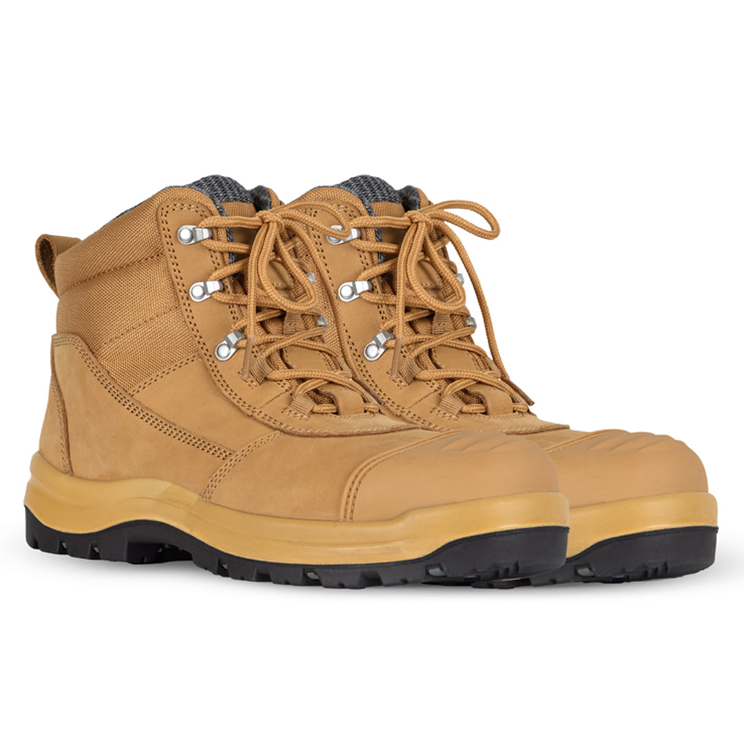 House of Uniforms The Atrax Zip Safety Boot | Adults Jbs Wear Wheat