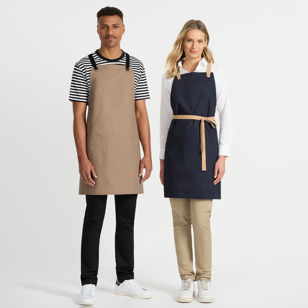 House of Uniforms The Brooklyn Apron | Cross Back Identitee
