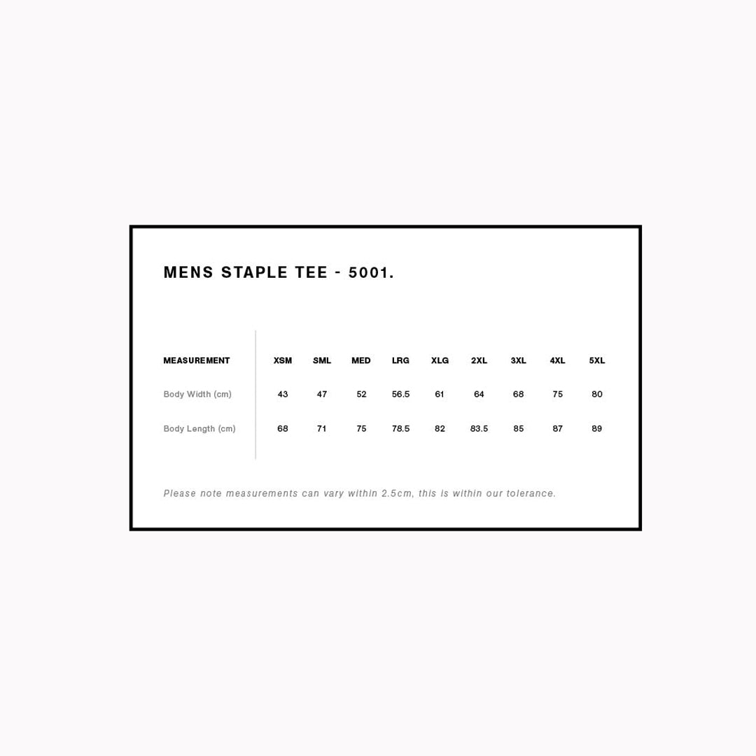 House of Uniforms The Staple Tee | Mens | Short Sleeve AS Colour