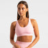 House of Uniforms The Tara Cross Back Crop Top | Ladies Active Basics Pink