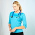 House of Uniforms The Argent Top | Ladies | 3/4 Sleeve Stencil