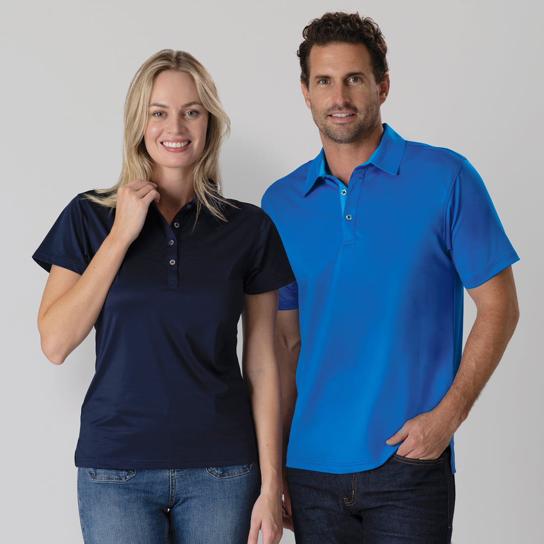 House of Uniforms The Argent Polo | Ladies | Short Sleeve Stencil