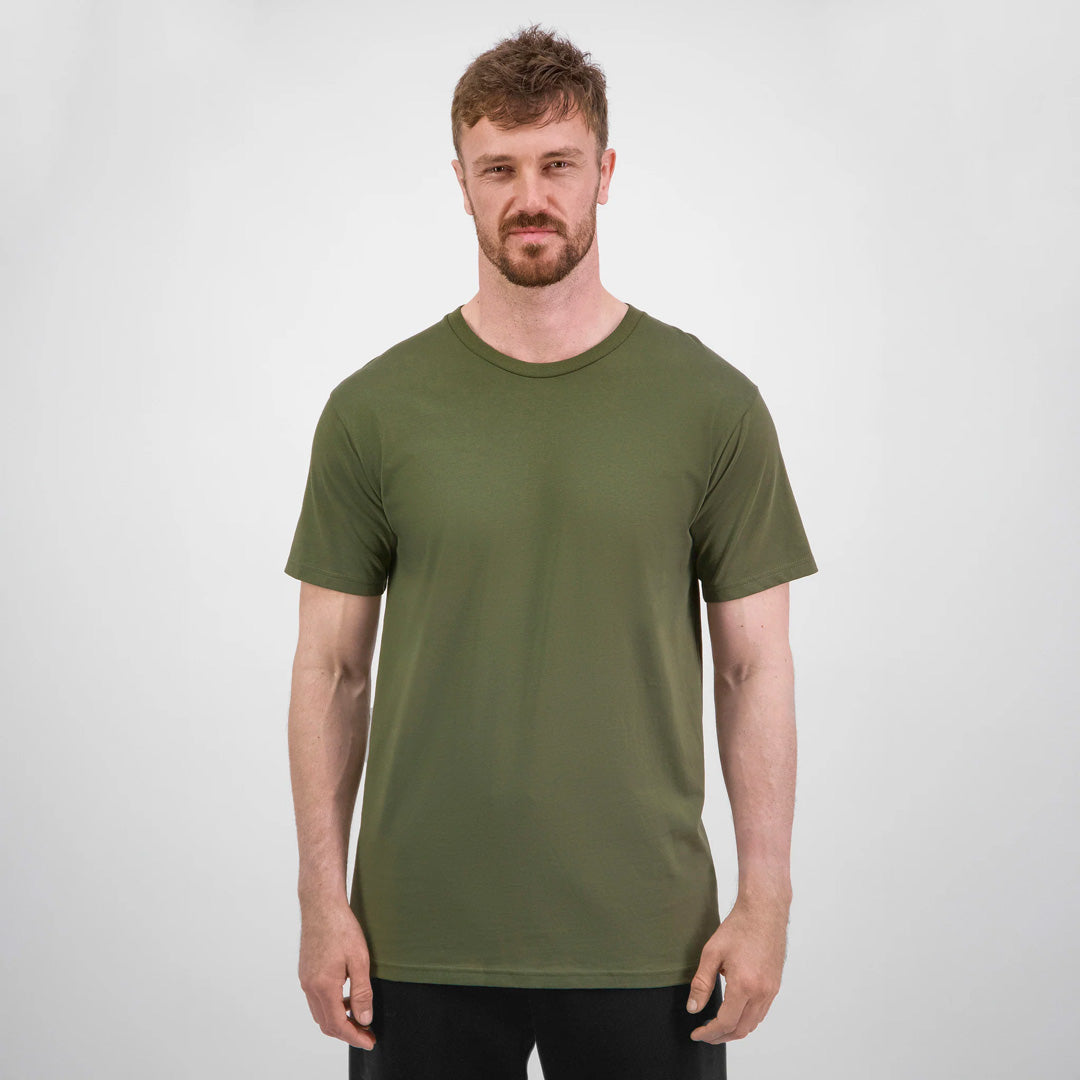 House of Uniforms The Basis Tee | Short Sleeve | Mens Goodmates Army