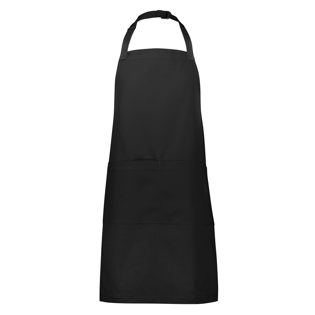 House of Uniforms The Barley Apron | Adults Biz Collection Black