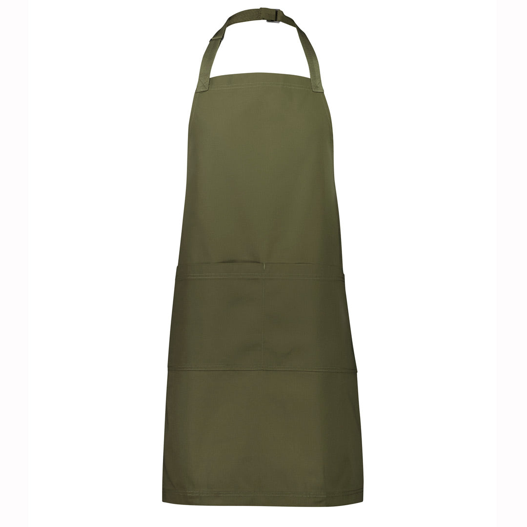 House of Uniforms The Barley Apron | Adults Biz Collection Olive-gr