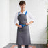 House of Uniforms The Urban Bib Apron | Adults | Cross Back Biz Collection