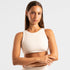 House of Uniforms The Backless Cropped Tank | Ladies Active Basics Off White