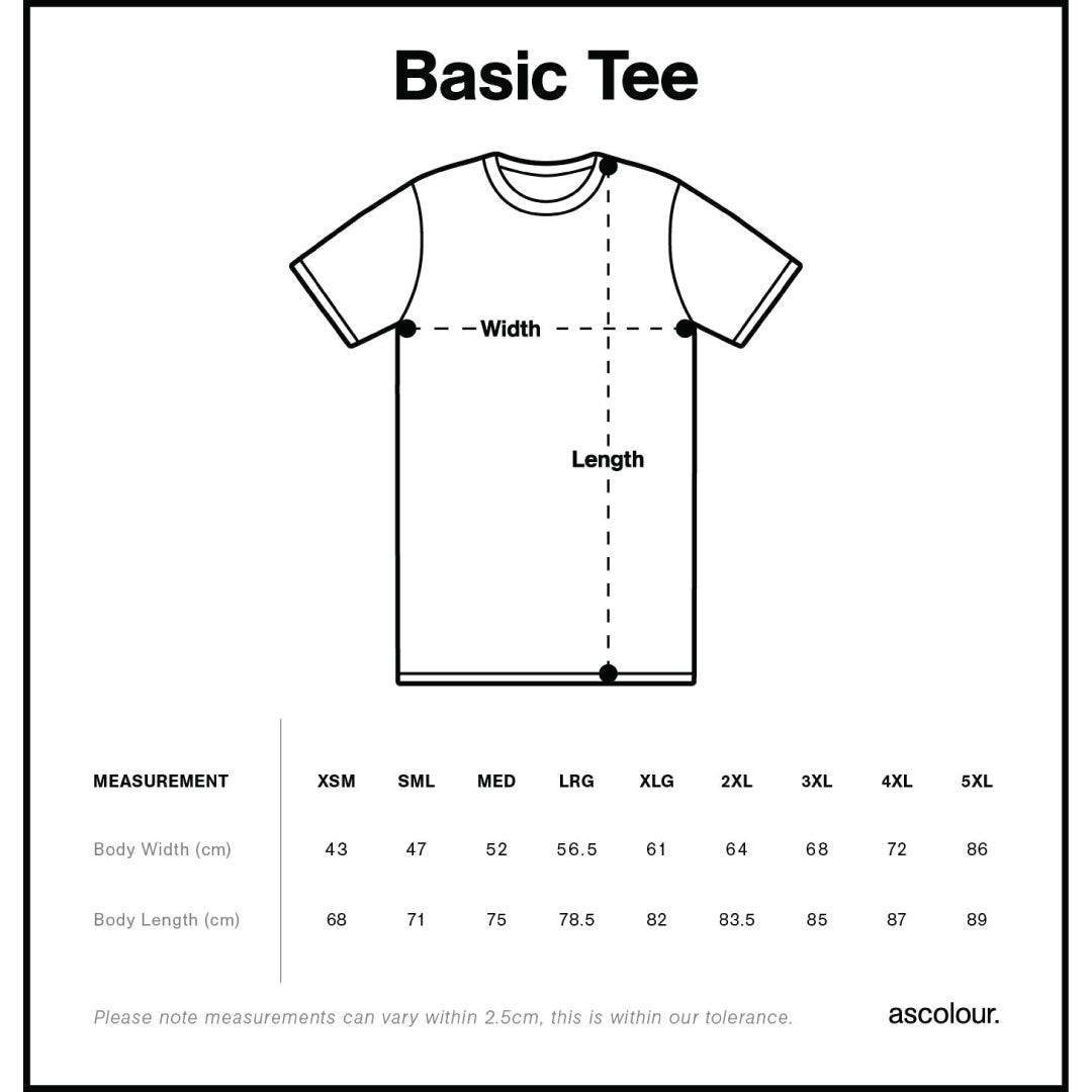 House of Uniforms The Basic Tee | Mens | Short Sleeve AS Colour