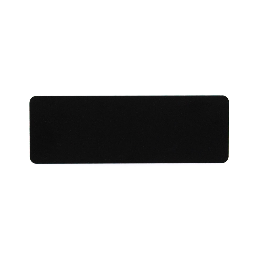 House of Uniforms The Plastic Name Badge | Pin or Magnet Fitting House of Uniforms Black/White