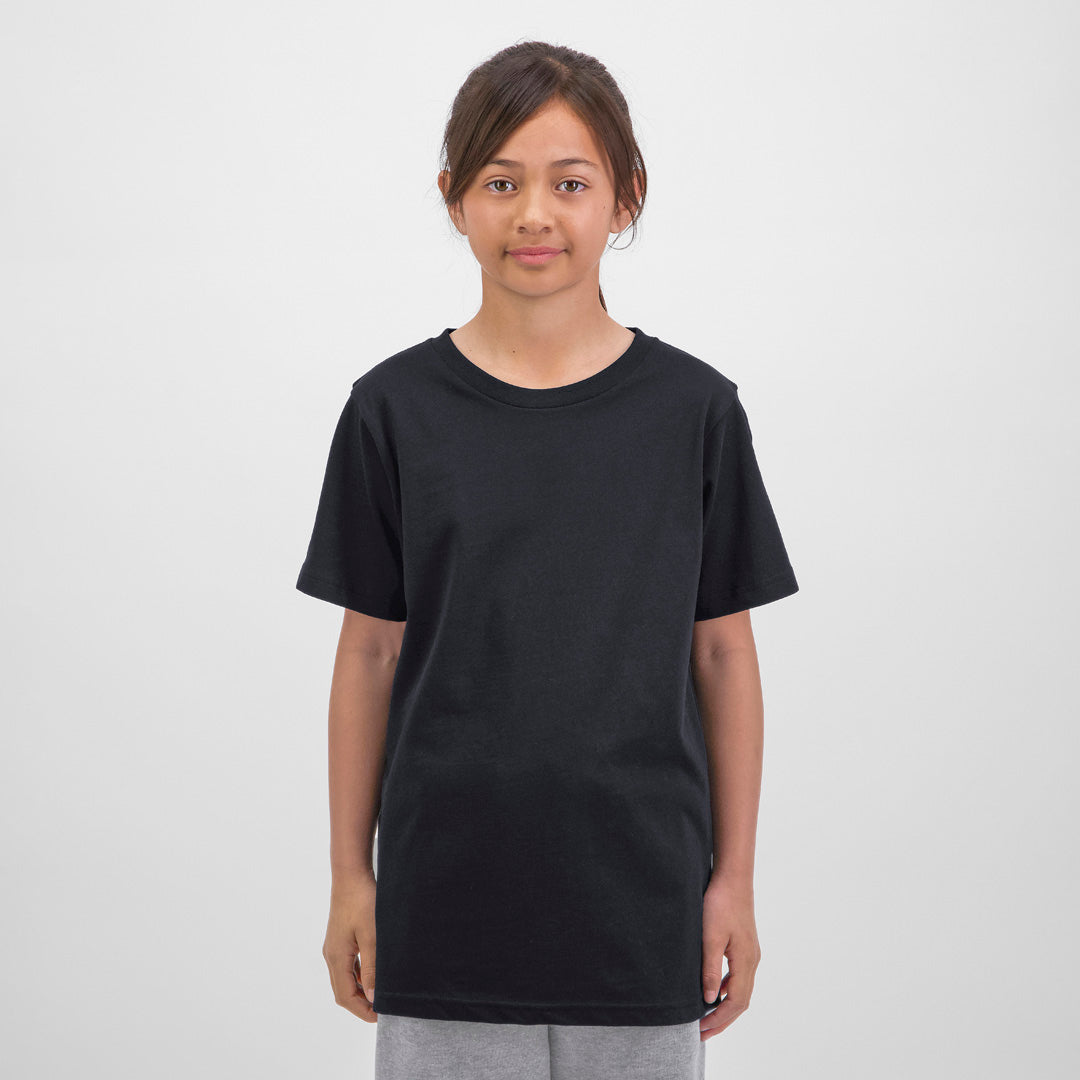 House of Uniforms The Basis Tee | Short Sleeve | Kids Goodmates Black