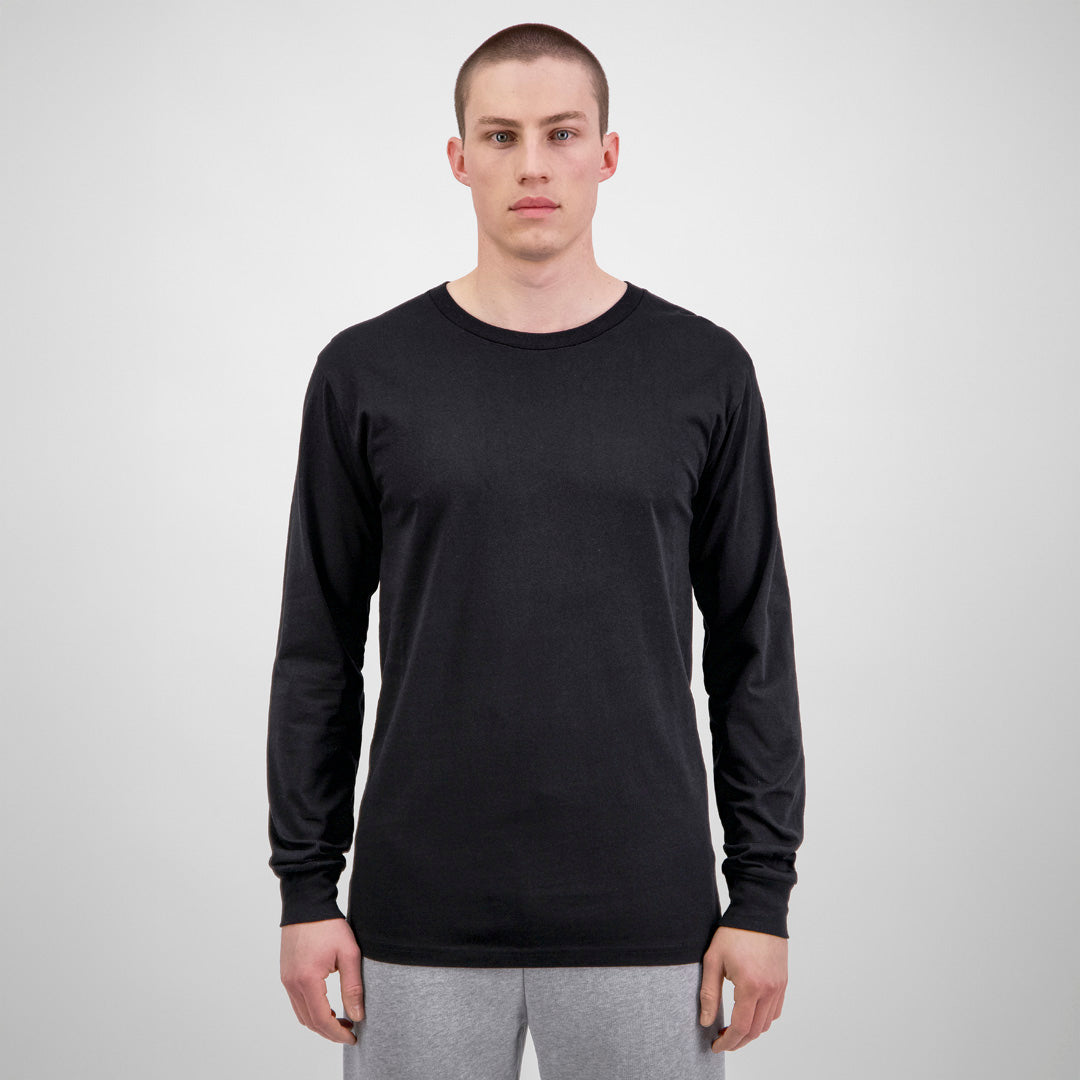 House of Uniforms The Basis Tee | Long Sleeve | Mens Goodmates Black