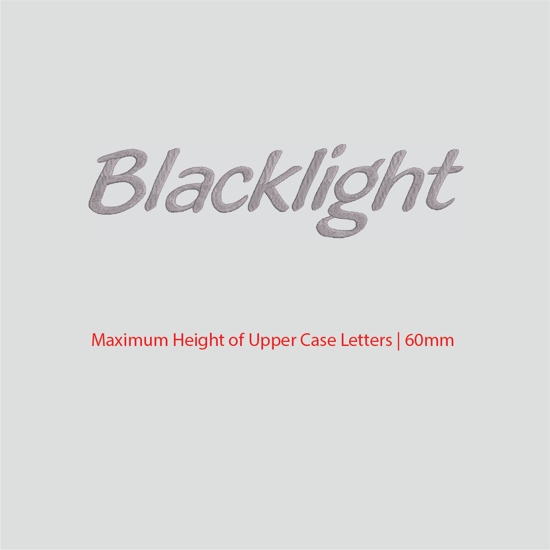 House of Uniforms Embroidery | Personal Names | Large House of Uniforms Blacklight
