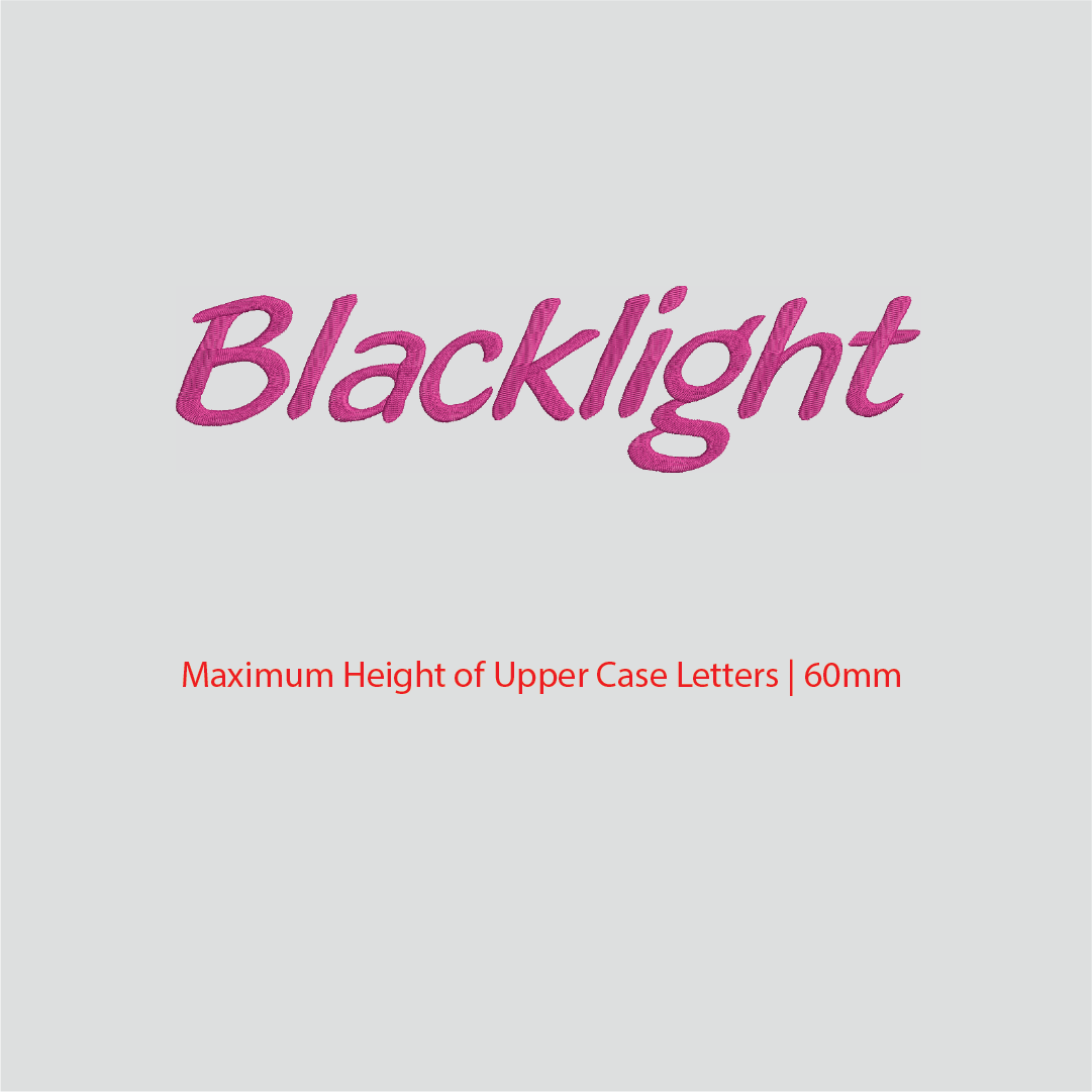 House of Uniforms Embroidery | Personal Names | Large House of Uniforms Blacklight