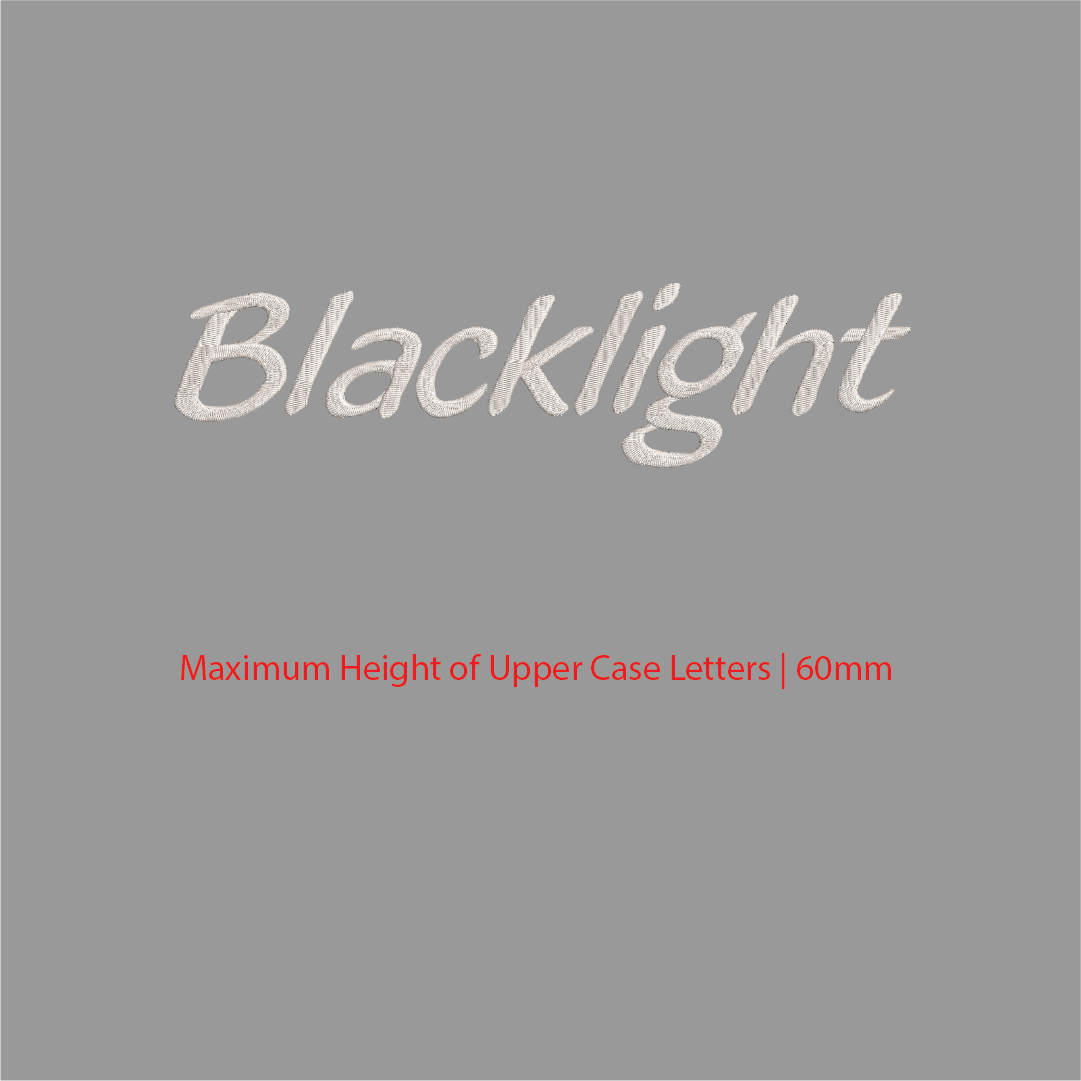 House of Uniforms Embroidery | Personal Names | Large House of Uniforms Blacklight