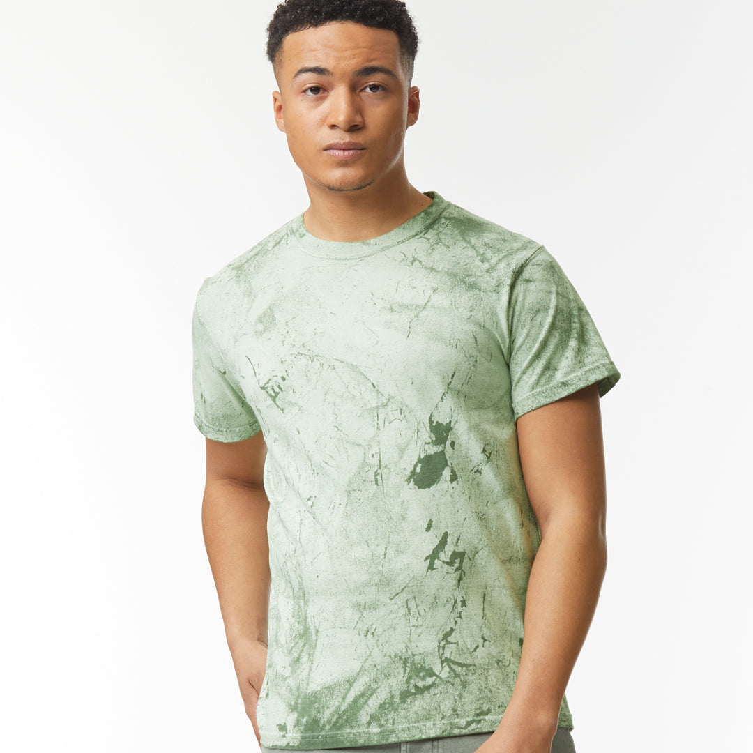 House of Uniforms The Colour Blast Tee | Unisex Comfort Colors Fern