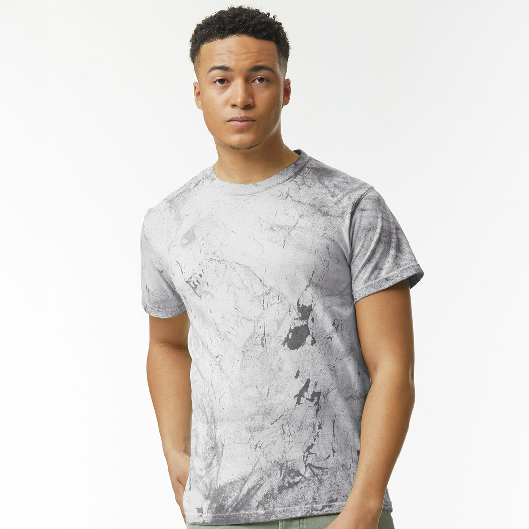 House of Uniforms The Colour Blast Tee | Unisex Comfort Colors Smoke